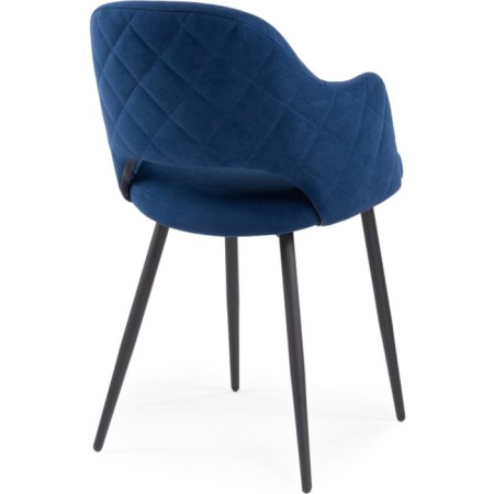 STULL OF A MIGRAL CARROCASAS GUTALL/VELUR, Black/Blue 51x56x82 cm-4