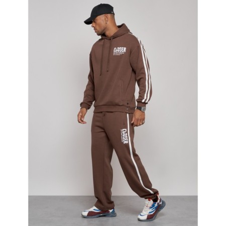 Sports suit men's, size 56, brown color-1