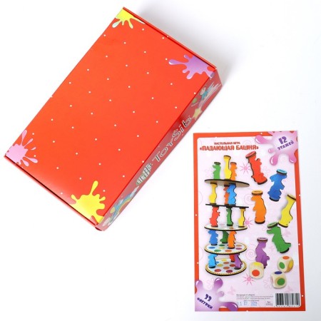 Board game "Falling Tower"-3