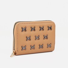 Lightning wallet, beige color