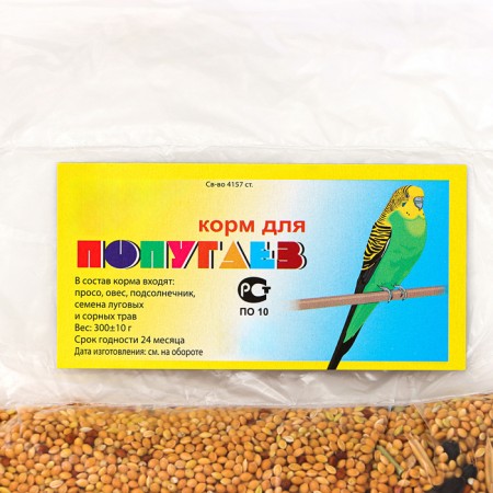 Корм "Бриллиант" для попугаев, пакет, 300 г-2