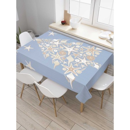 Tables on the table "Star tree", rectangular, Saten, size 120x145 cm