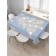 Tables on the table "Star tree", rectangular, Saten, size 120x145 cm