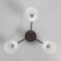 Isla chandelier 3x60W E27 Brown 48x48x22cm