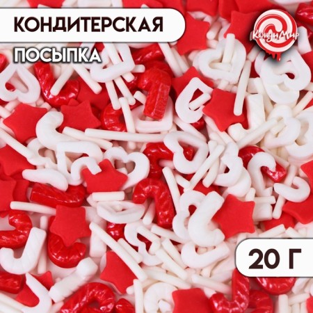 Confectionery Sprinking "Romantic Christmas", 20 g-1