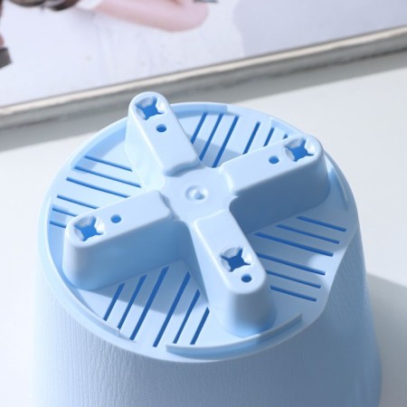Pot for flowers with basal watering “Alliance”, 1 L, D = 13 cm, h = 12 cm, blue color-3