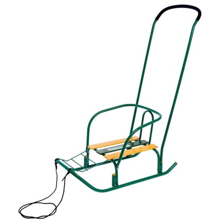 Sled "breeze 7", green color