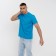 Men's T-shirt Minaku Regular Fit: Biryuza Color, Rr. 44