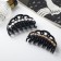 Hair crab "Alexander" beads arc pattern, 7.5 cm, mix