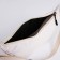Women's bag from textiles, 30x17x6 cm, beige color