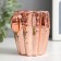Ceramics candlestick per 1 Cactus candle D-4 cm gold 7.5x7.5x6.8 cm