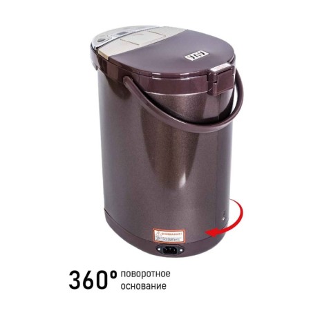 Thermopotes JVC JK-TP1040, 1200W, 2 methods of water supply, 5 l, brown color-10