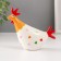 Souvenir Ceramics "Chicken in hearts" 13.5x5x11 cm