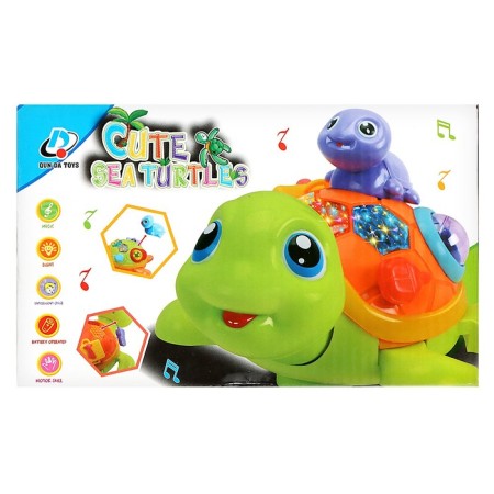 Musical “Turtles” skating, light, sound effects, works from batteries-11