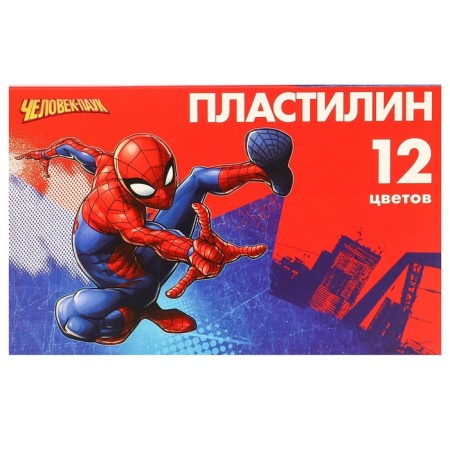 Plasticine 12 colors 180 g "Superhero", Spider-Man-4