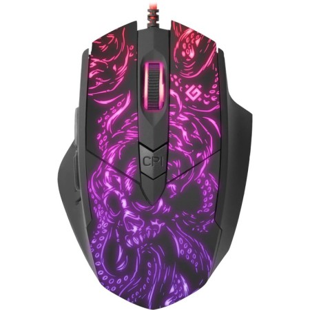 Mouse Defender Titan GM-650L, wired, game, optical, backlight, 7200DPI, black-2