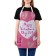 Apron kitchen with a photo print "Stylish hearts", adjustable, size OS
