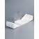 Box under the bento-port with ribbons, white, 25 x 25 x 27 cm