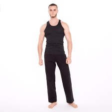 Брюки мужские домашние Comfort, цвет чёрный, размер 56