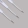 Set for building and design of nails: point brush - Dots 2 pcs, point brush - Pusher, 15 cm, white color