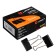 A set of paper clamps 51 mm, 12 pieces, in packaging, black