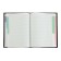 Business block in a solid cover A5 80l Carbonstyle, 5-color block