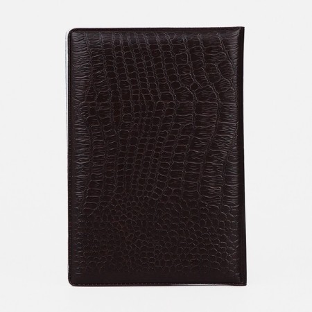 Passport cover, dark brown color-1