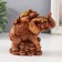 NECK Polystone "Toad on an elephant with coins" 12x6.8x11.2 cm