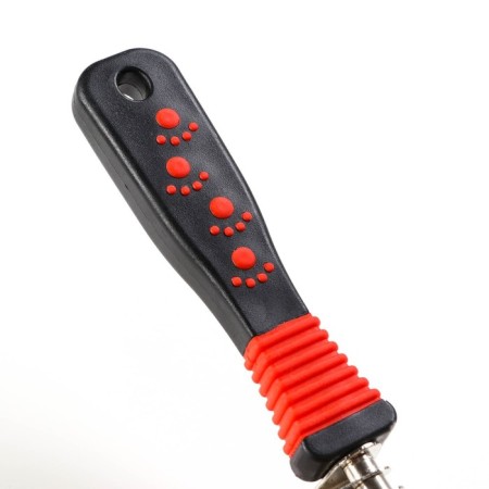 Coltunoresis of the side 9 blades, 6.5 x 19 cm, black-red-4