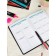School School A5 80 sheets "Black Ploner", solid cover of artificial leather, foil embossing, lies, reference material, block 70 g/m2