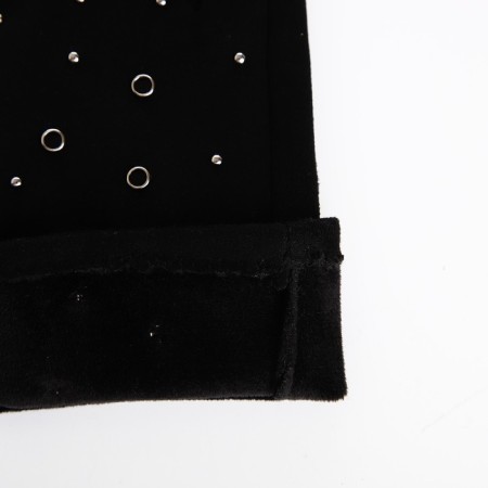 Gloves are female, dimensionless, without insulation, black color-2