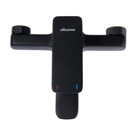 ACCOONA A63126F bath mixer, single -leaf, pour 149 mm, shower set, black-1