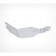 Benic holder for a hook, folding, 2.9 × 6.7 cm, the color is transparent