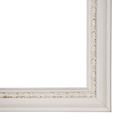 Frame for paintings (mirrors) 40 x 50 x 3.2 cm, plastic, daria, white-1