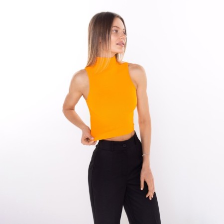Top female, orange color, size 44 (m)-2