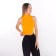 Top female, orange color, size 44 (m)