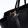 Bag Female Tout with zipper, black color