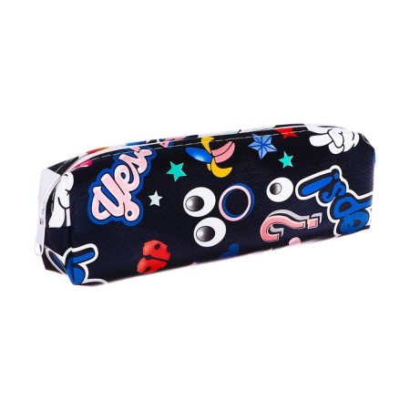 School Penal on a zipper Mix stickers-7