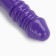 Anal traffic jam with fur Akhpoki, silicone sleeve, 130x26 mm, tail 65mm, rings, lilac 10746