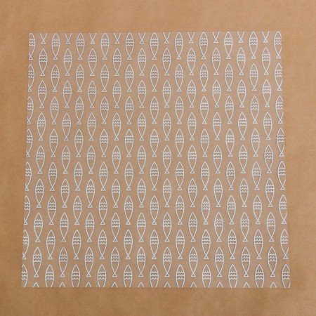 A set of scrapbooking paper with foil "for fishing", 12 sheets, 30.5 × 30.5 cm-14