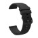 Smart hours strap, 20.5 mm, silicone, black