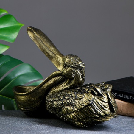 Stead - candy "Pelican" bronze, 34x24x12cm-2