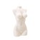 Interior candle Pecado BDSM "Women's torso" White, 850 g