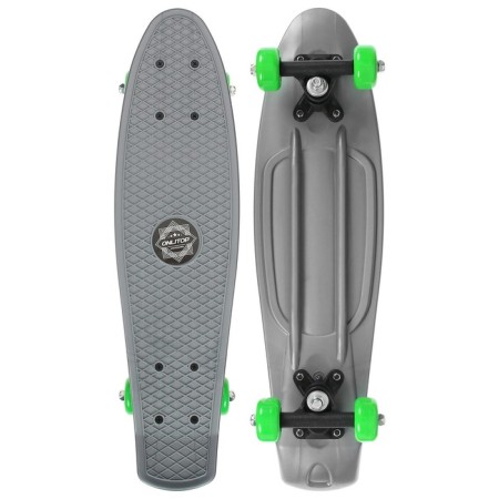 Penniboard Onlitop, 56x15 cm, PVC 50 mm wheels, plastic frame, gray color-1