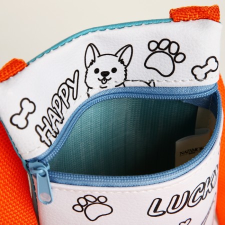 Children's bag for coloring "Successful dog" 16x11cm-4