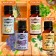 A set of essential oils 4 pcs jasmine, patchouli, lavender, eucalyptus, 17 ml, "Dobroparov"