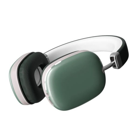 Wireless headphones SY-BT 1632, full-size, microphone, BT5.3, AUX, 400 mAh, green-2