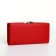 Women's wallet on magnet, red color