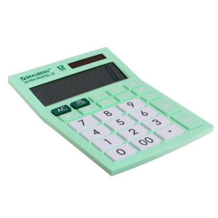 Brauberg Ultra Pastel-12-LG, two-pit, mint 250504-1