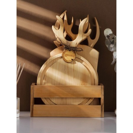 Groot boards and ADELICA box, 3 pcs: 37 × 22 × 2.5 cm, 35 × 22 × 2.5 cm, 35 × 22 × 2.5 cm, a solid massif of the cedar